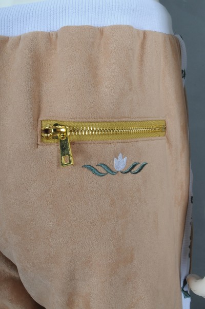 WTV169 Customized Winter Contrast Casual Set Golden Pants Bag Zipper 100% Poly Sports Suit Shop detail view-18